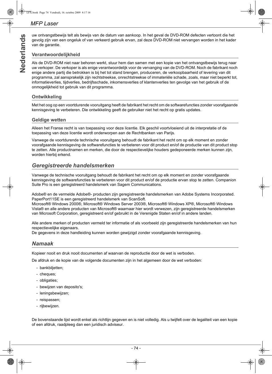 Konica Minolta PAGEPRO 1480MF User Manual | Page 75 / 198