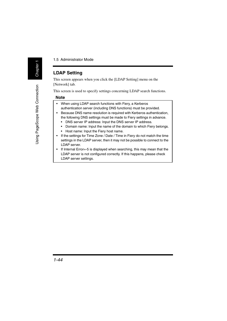 Ldap setting | Konica Minolta IC-401 User Manual | Page 51 / 106