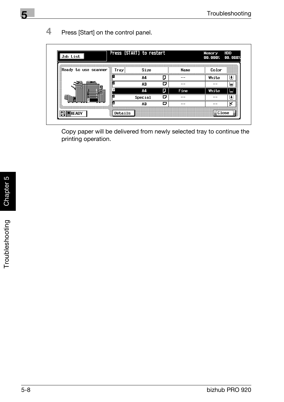 Konica Minolta BIZHUB PRO bizhubPRO920 User Manual | Page 120 / 410