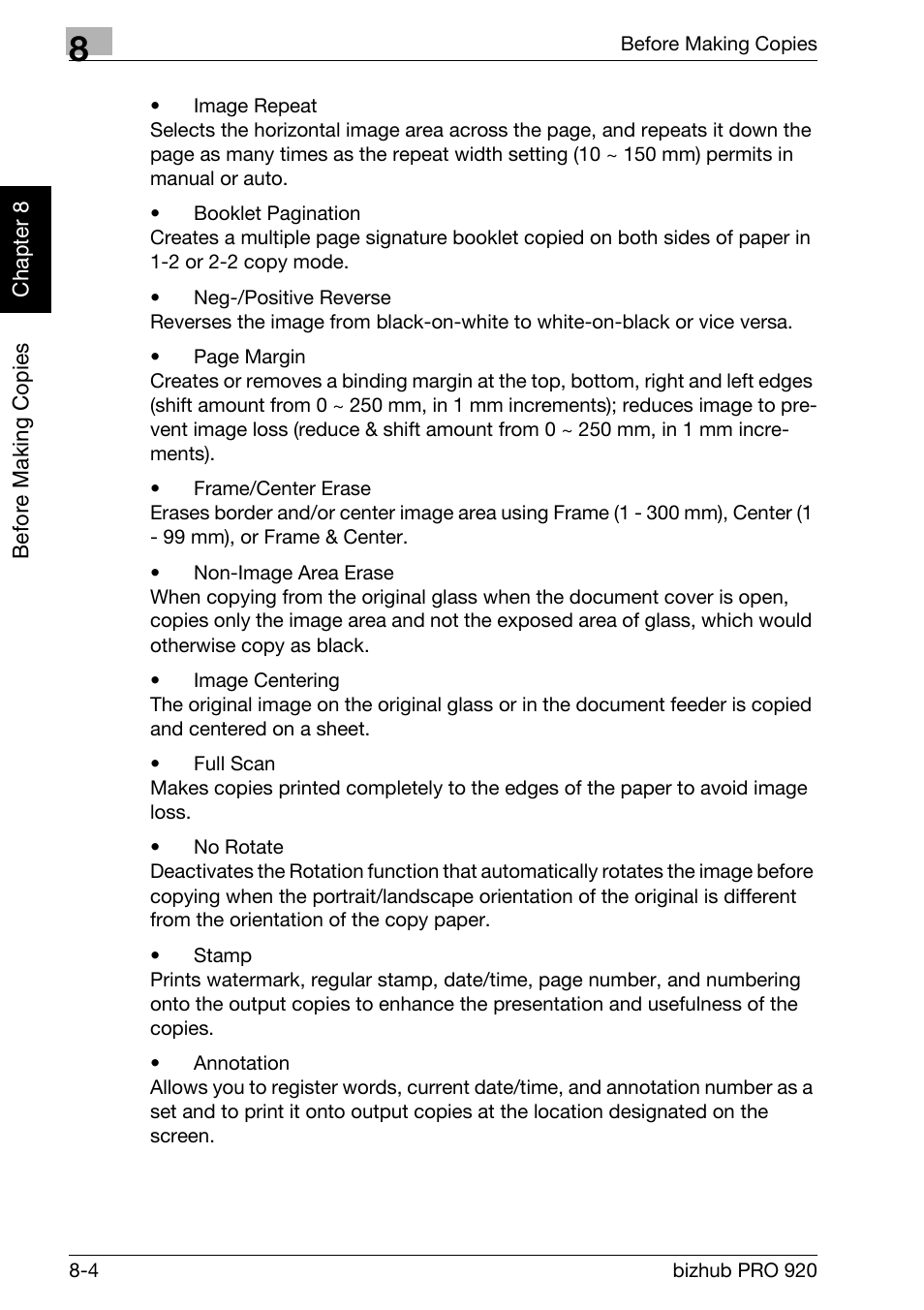 Konica Minolta BIZHUB PRO bizhubPRO920 User Manual | Page 150 / 410