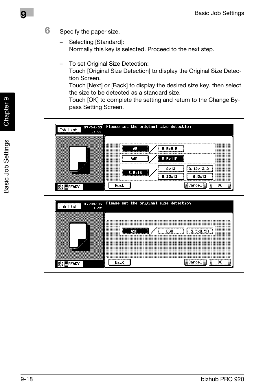 Konica Minolta BIZHUB PRO bizhubPRO920 User Manual | Page 186 / 410