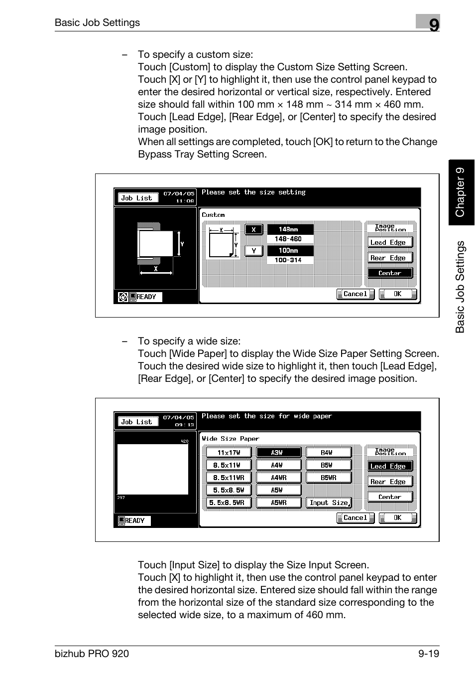 Konica Minolta BIZHUB PRO bizhubPRO920 User Manual | Page 187 / 410