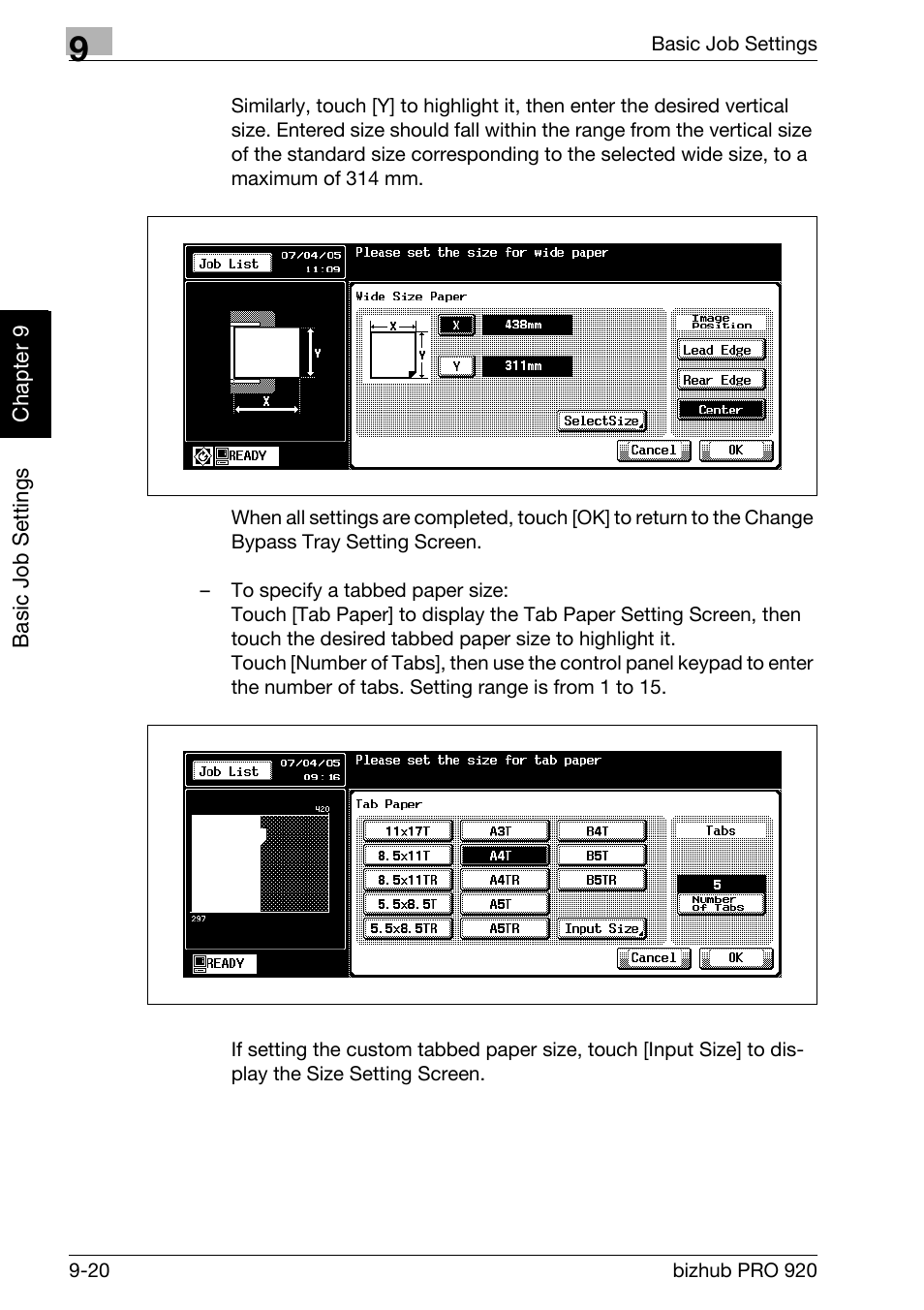 Konica Minolta BIZHUB PRO bizhubPRO920 User Manual | Page 188 / 410
