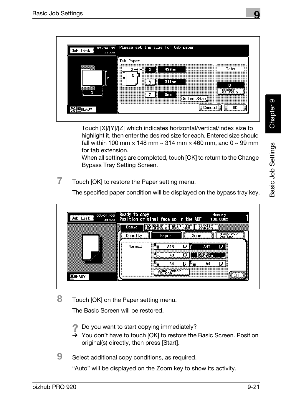 Konica Minolta BIZHUB PRO bizhubPRO920 User Manual | Page 189 / 410