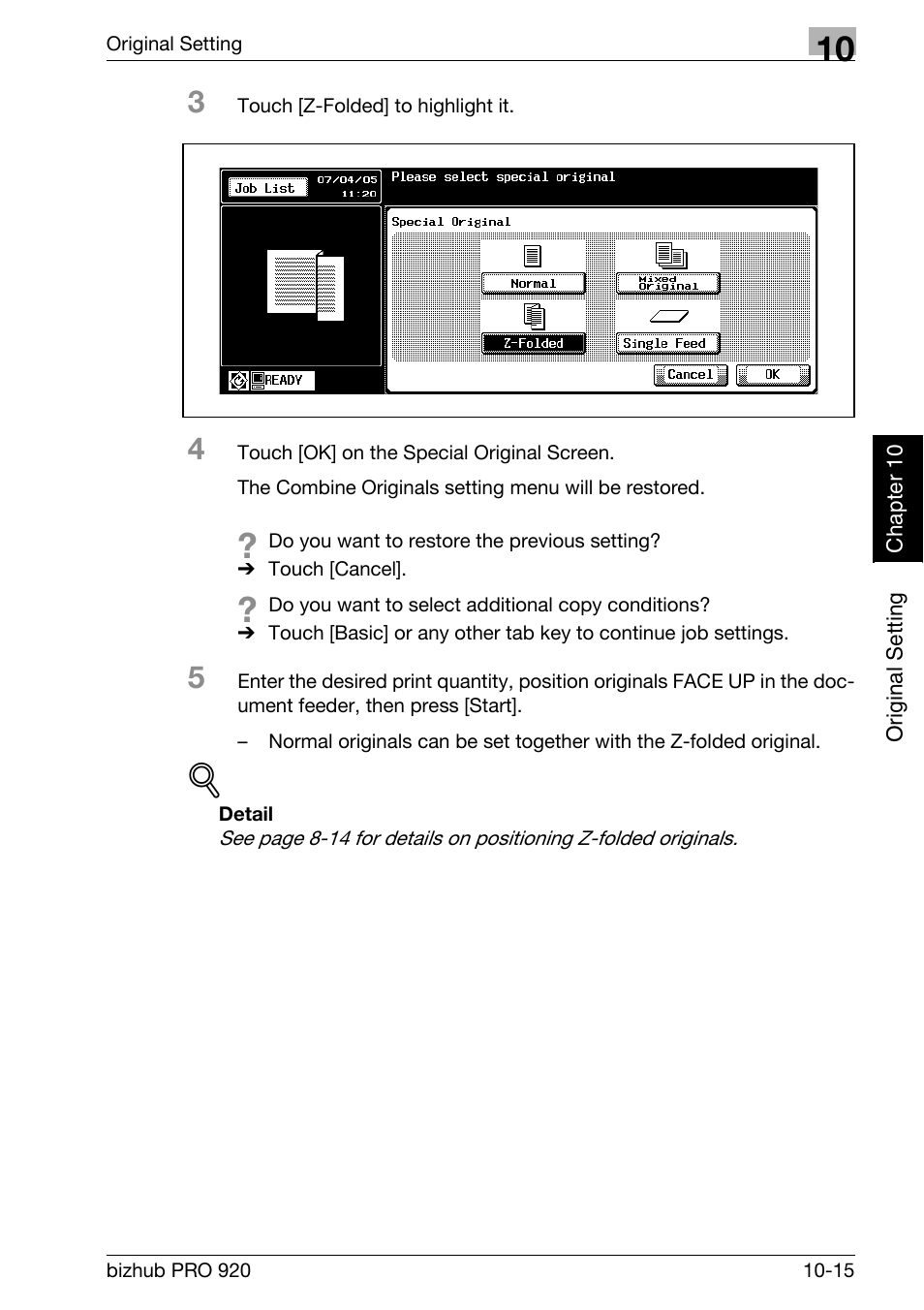 Konica Minolta BIZHUB PRO bizhubPRO920 User Manual | Page 225 / 410