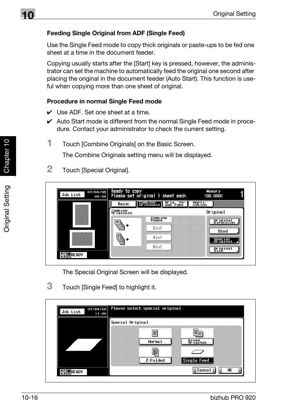 Konica Minolta BIZHUB PRO bizhubPRO920 User Manual | Page 226 / 410