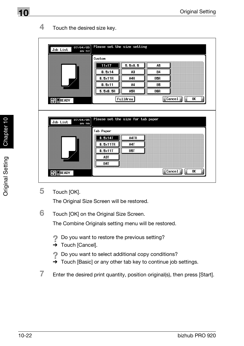 Konica Minolta BIZHUB PRO bizhubPRO920 User Manual | Page 232 / 410