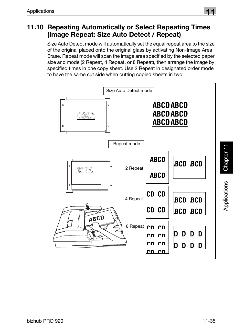 Size auto detect / repeat) -35 | Konica Minolta BIZHUB PRO bizhubPRO920 User Manual | Page 269 / 410