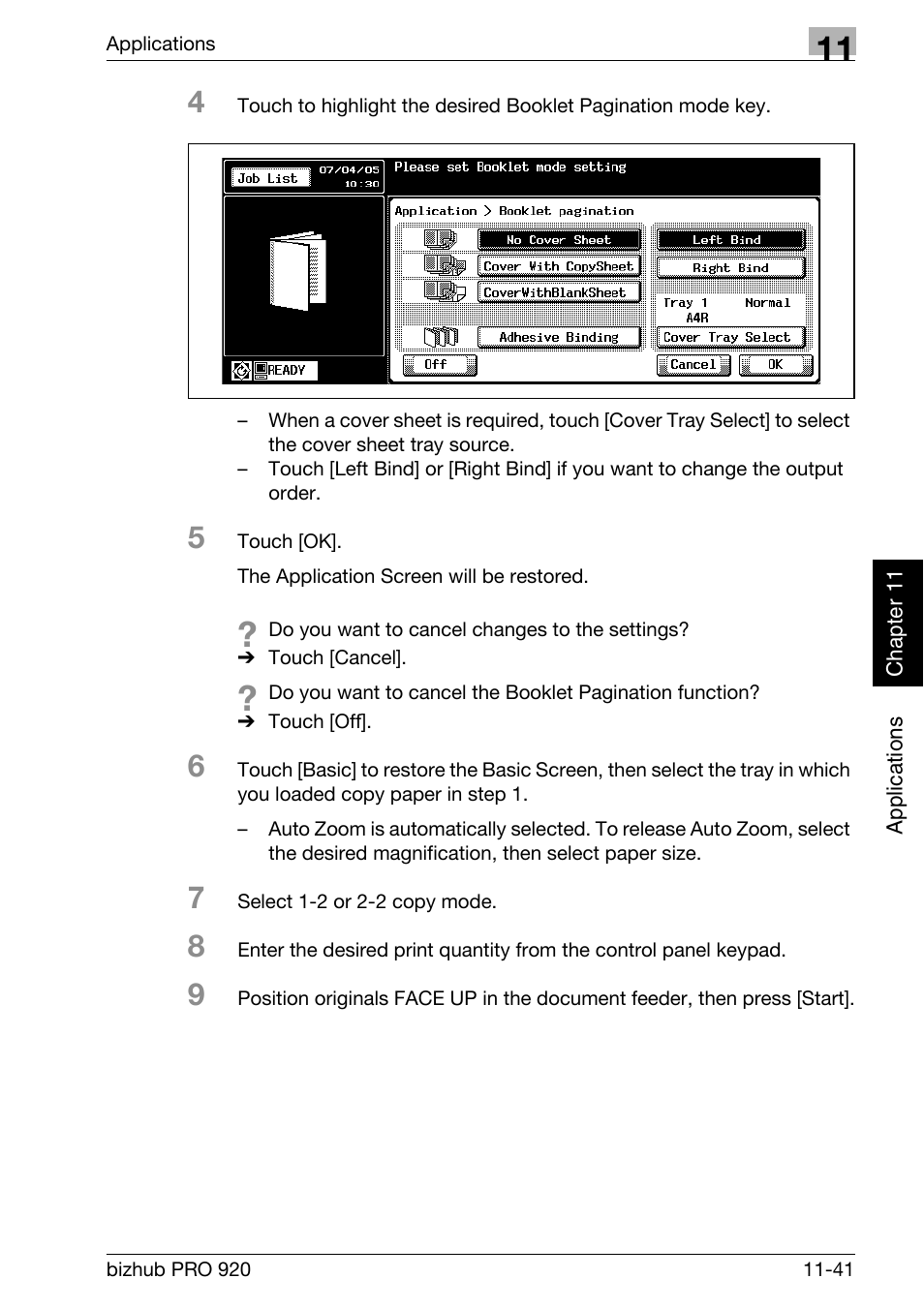 Konica Minolta BIZHUB PRO bizhubPRO920 User Manual | Page 275 / 410