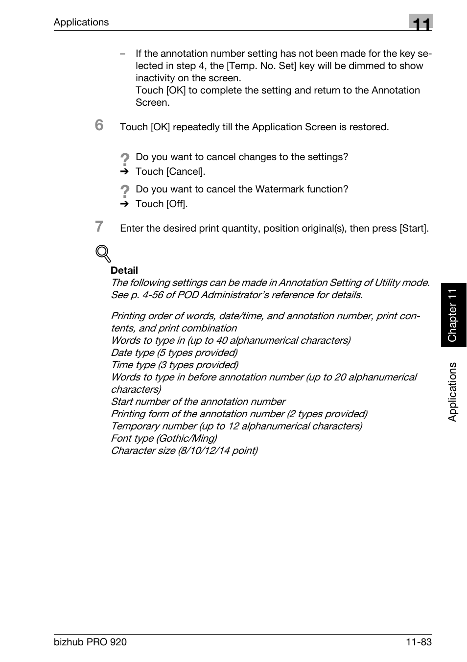 Konica Minolta BIZHUB PRO bizhubPRO920 User Manual | Page 317 / 410