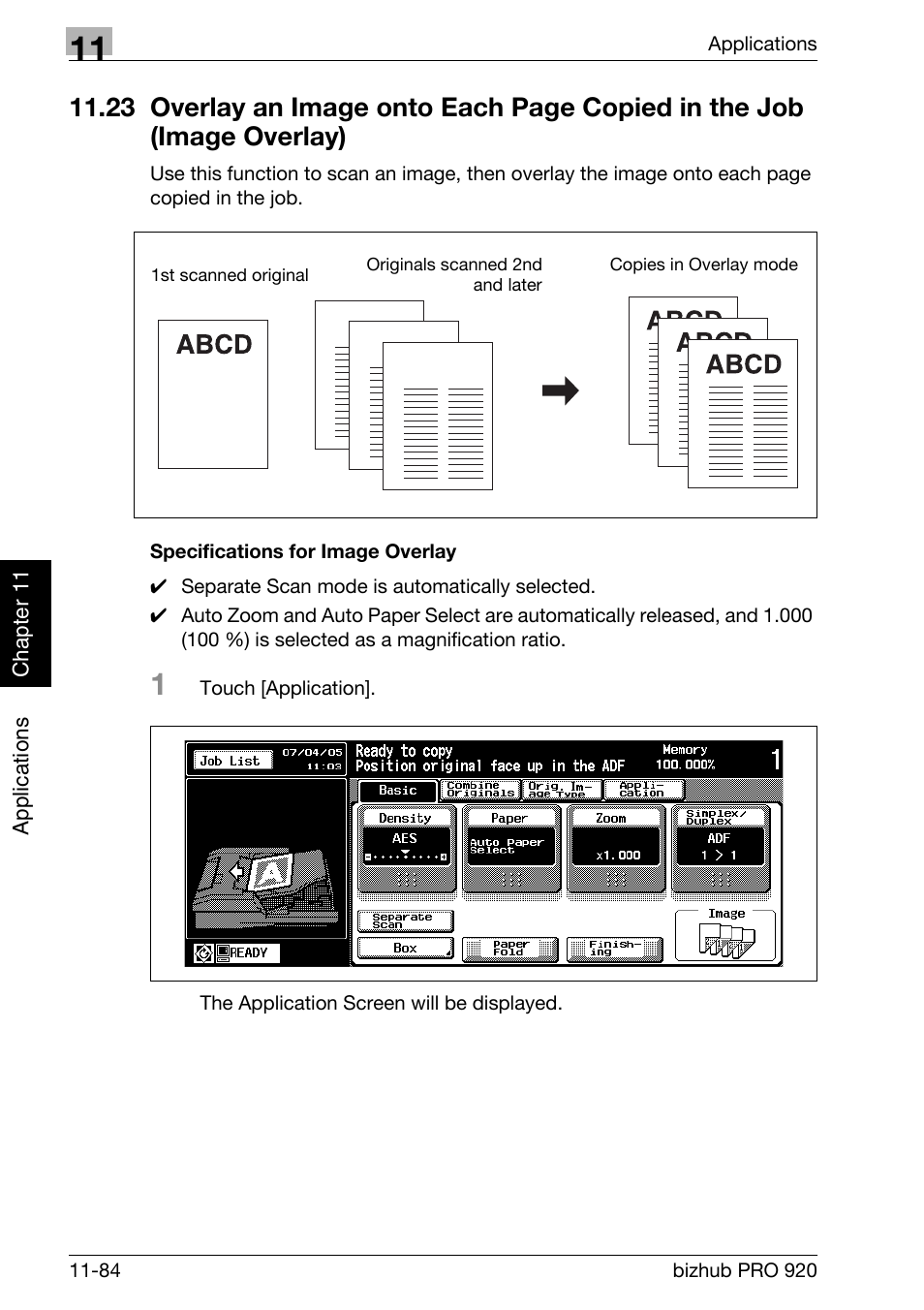 Specifications for image overlay -84 | Konica Minolta BIZHUB PRO bizhubPRO920 User Manual | Page 318 / 410