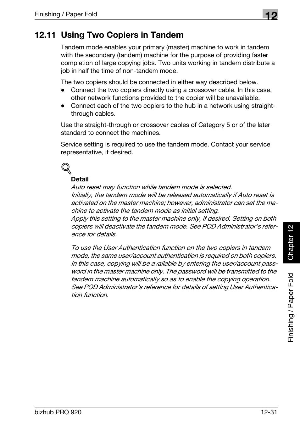 11 using two copiers in tandem, 11 using two copiers in tandem -31 | Konica Minolta BIZHUB PRO bizhubPRO920 User Manual | Page 357 / 410