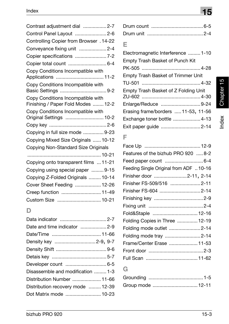 Konica Minolta BIZHUB PRO bizhubPRO920 User Manual | Page 403 / 410