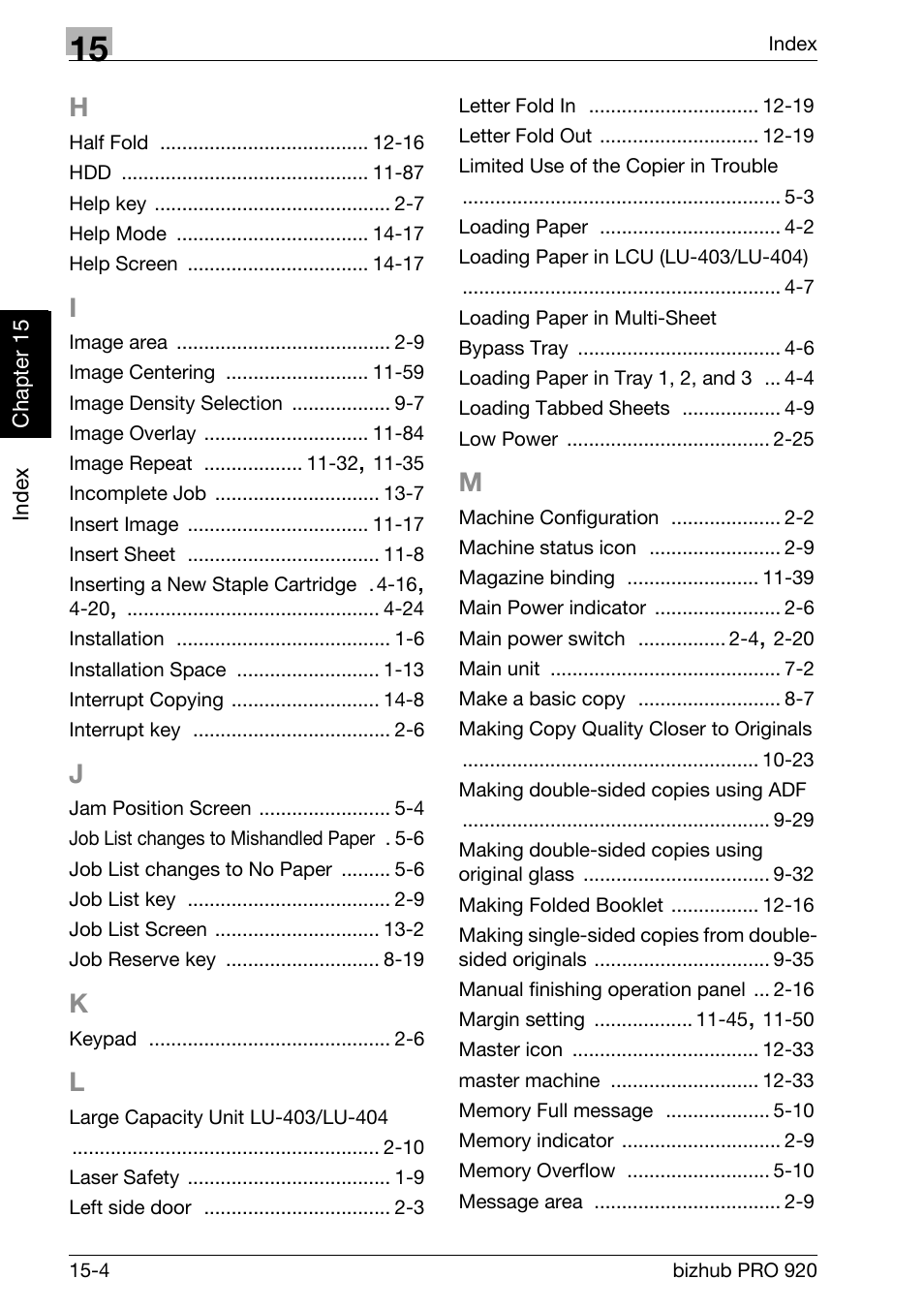 Konica Minolta BIZHUB PRO bizhubPRO920 User Manual | Page 404 / 410