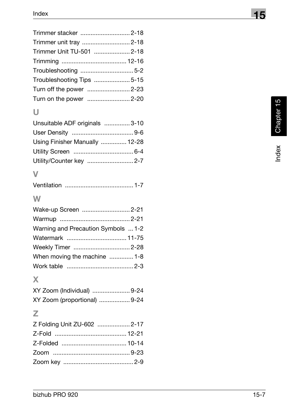 Konica Minolta BIZHUB PRO bizhubPRO920 User Manual | Page 407 / 410