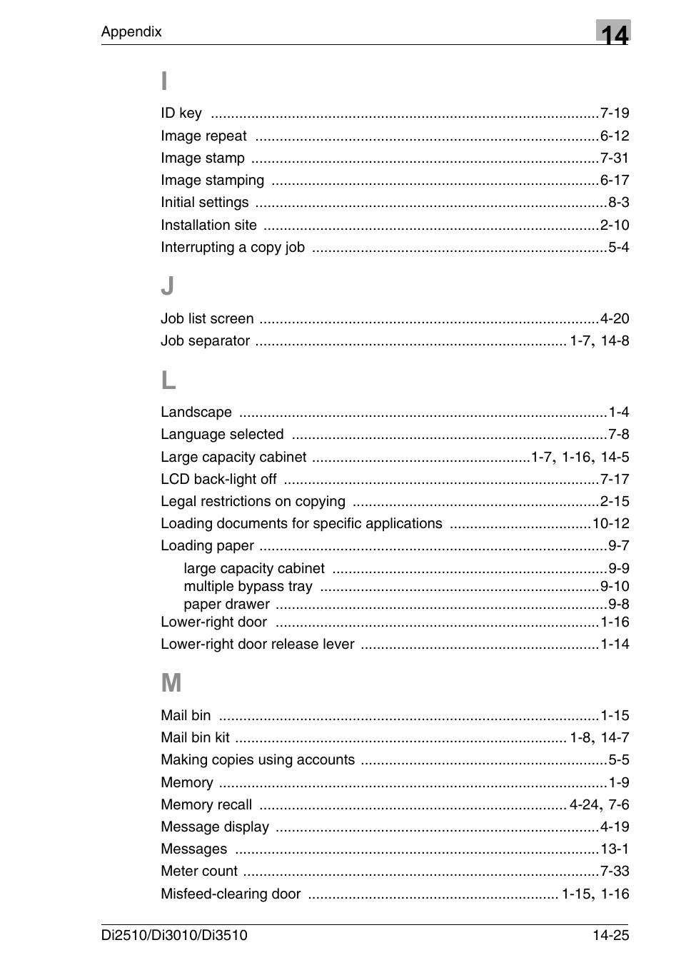 Konica Minolta DI3510 User Manual | Page 329 / 334