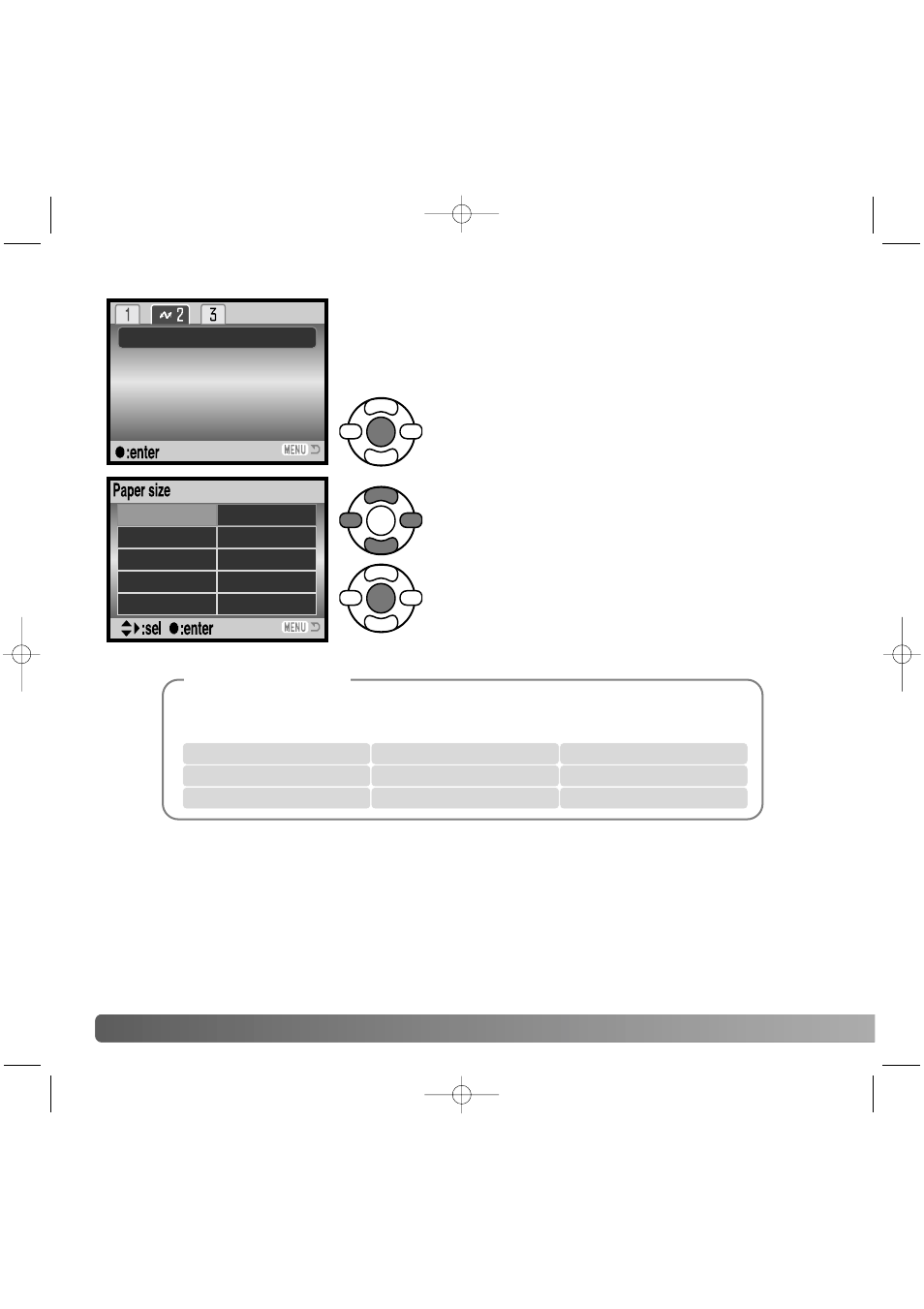 Paper size, Layout | Konica Minolta Z20 User Manual | Page 112 / 124