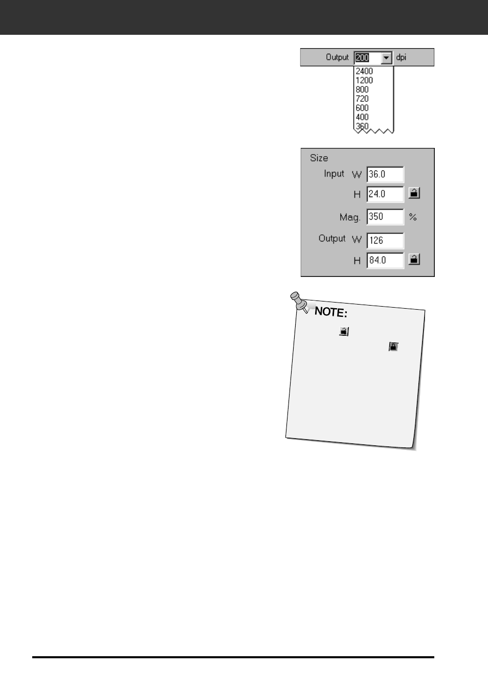 Enter the desired output size (maximum 3 digits) | Konica Minolta F-2900 User Manual | Page 74 / 85