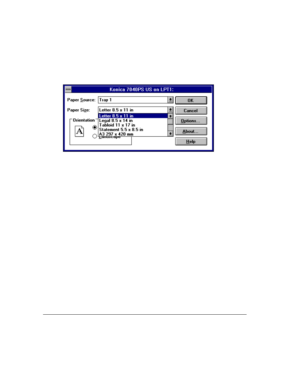Printer driver screens | Konica Minolta IP-411 User Manual | Page 40 / 241