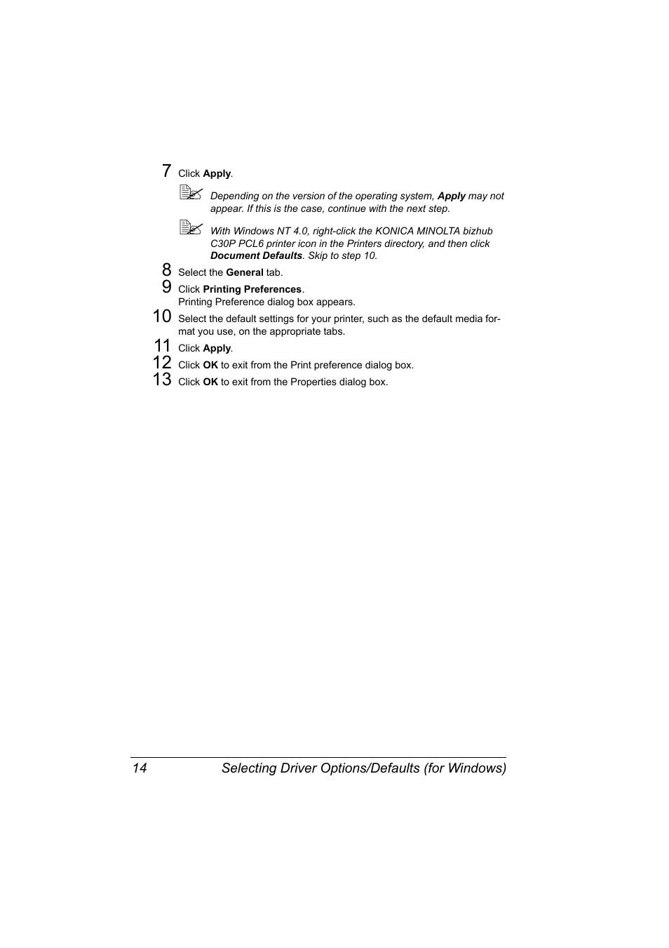 Konica Minolta BIZHUB C30P User Manual | Page 28 / 276