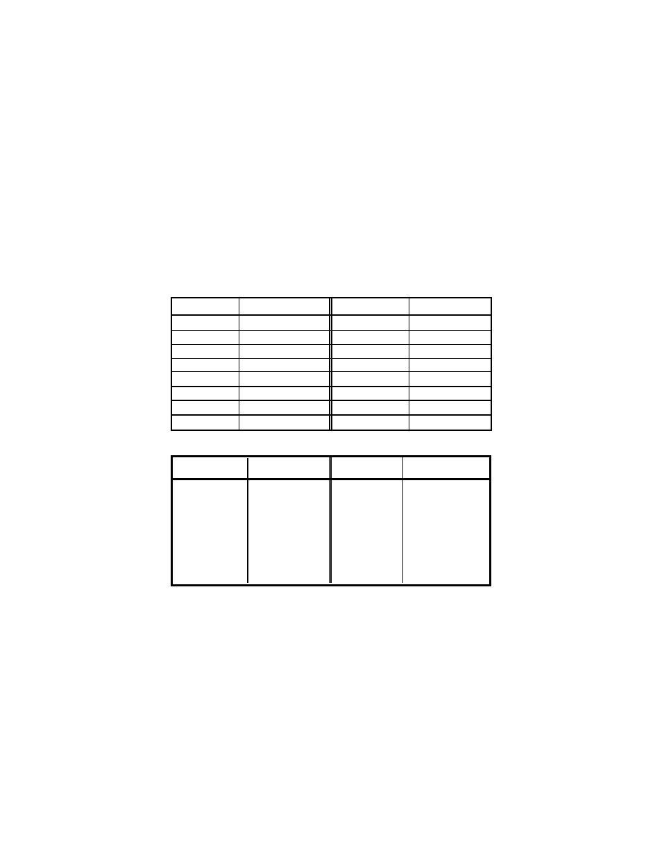 Frs channel frequencies, Weather channel frequencies | Konica Minolta FRS-1000 User Manual | Page 22 / 24