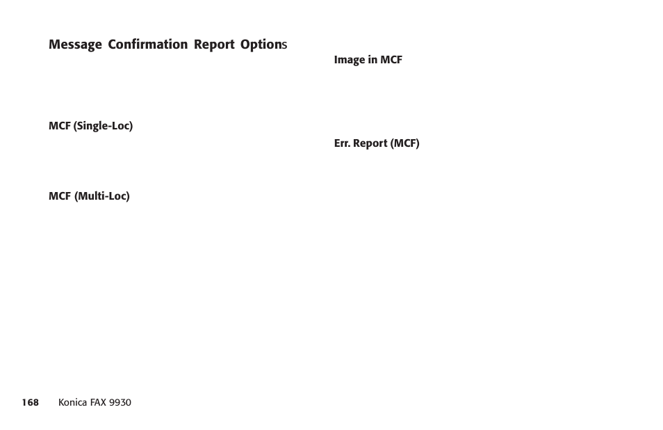 Konica Minolta Fax 9930 User Manual | Page 183 / 249