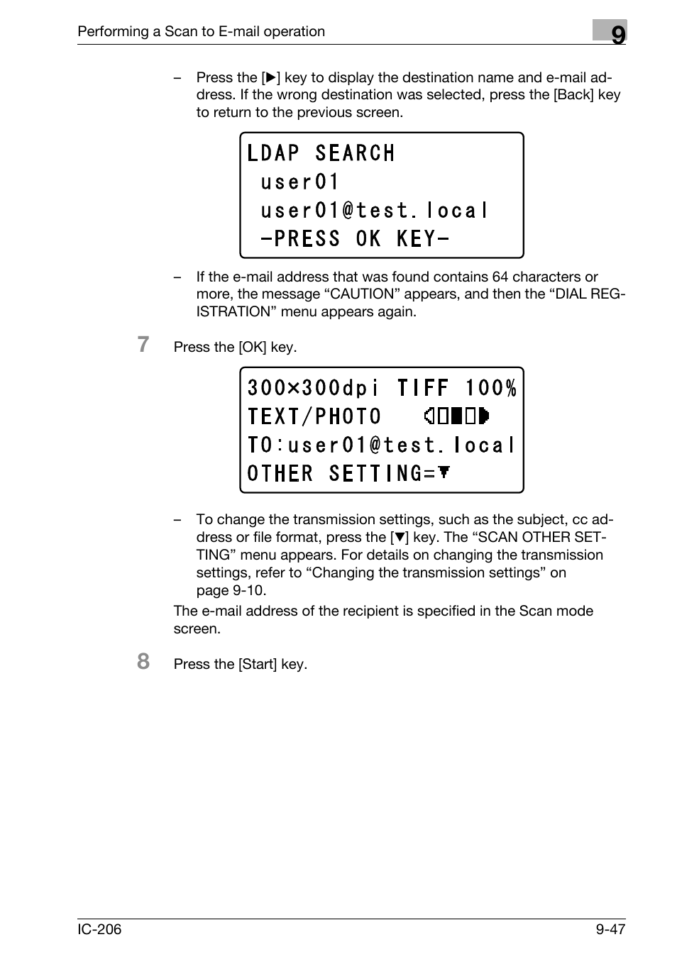 Konica Minolta bizhub 163 User Manual | Page 262 / 362