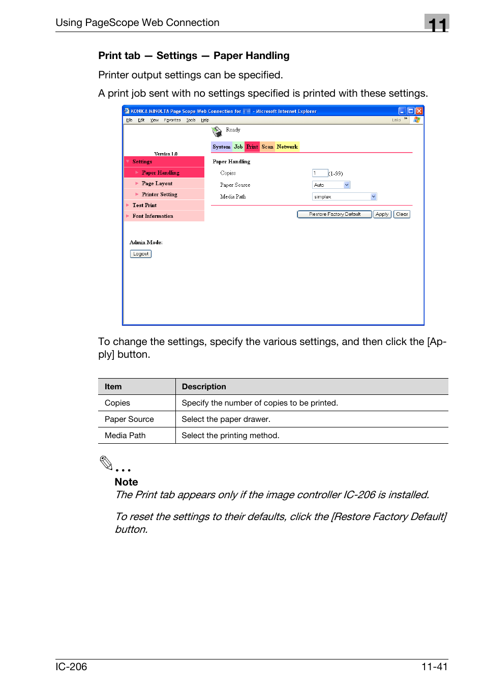 Print tab - settings - paper handling, Print tab — settings — paper handling -41 | Konica Minolta bizhub 163 User Manual | Page 318 / 362