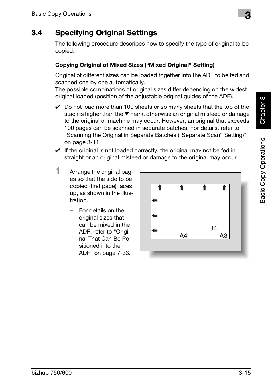 4 specifying the original settings, 4 specifying original settings | Konica Minolta bizhub 750 User Manual | Page 114 / 526