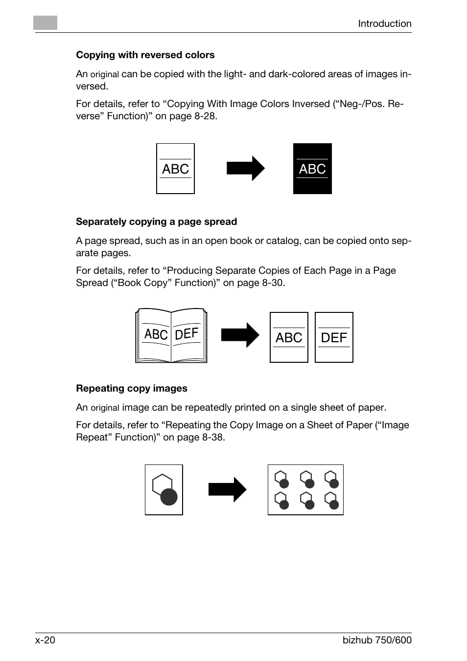 Abc def | Konica Minolta bizhub 750 User Manual | Page 21 / 526