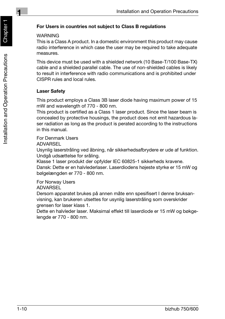 Konica Minolta bizhub 750 User Manual | Page 39 / 526