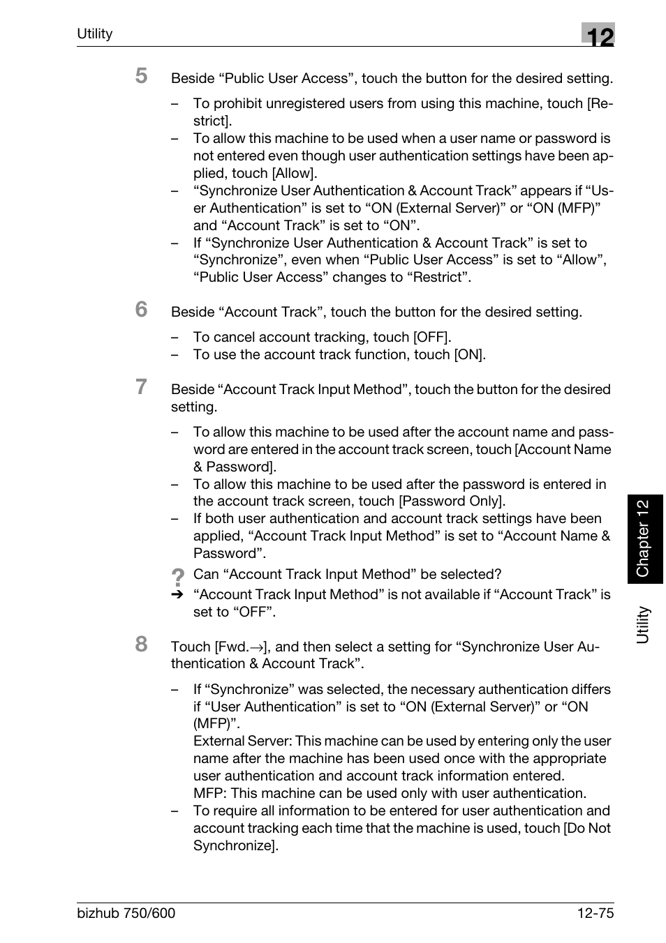 Konica Minolta bizhub 750 User Manual | Page 488 / 526