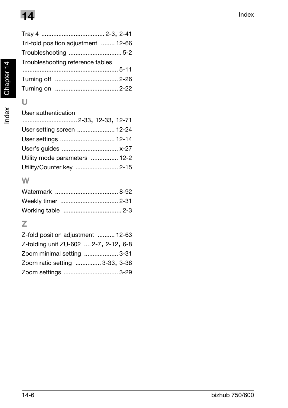 Konica Minolta bizhub 750 User Manual | Page 525 / 526