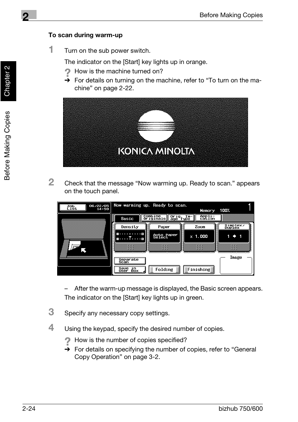 Konica Minolta bizhub 750 User Manual | Page 69 / 526