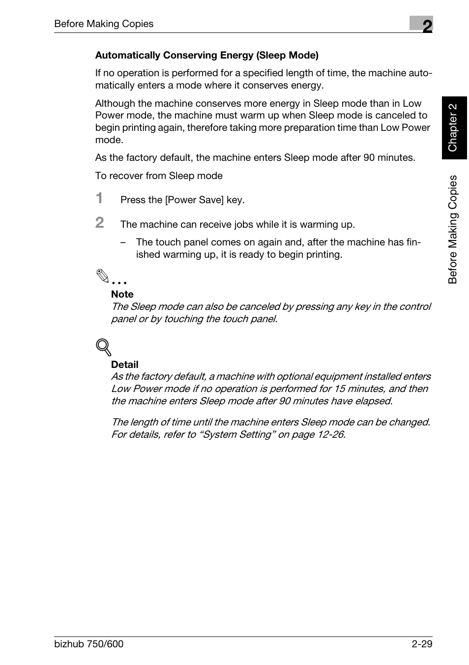 Konica Minolta bizhub 750 User Manual | Page 74 / 526