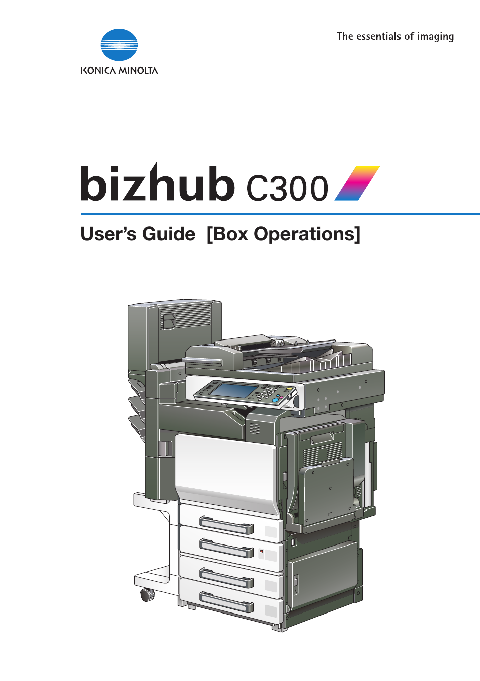 Konica Minolta bizhub C300 User Manual | 198 pages
