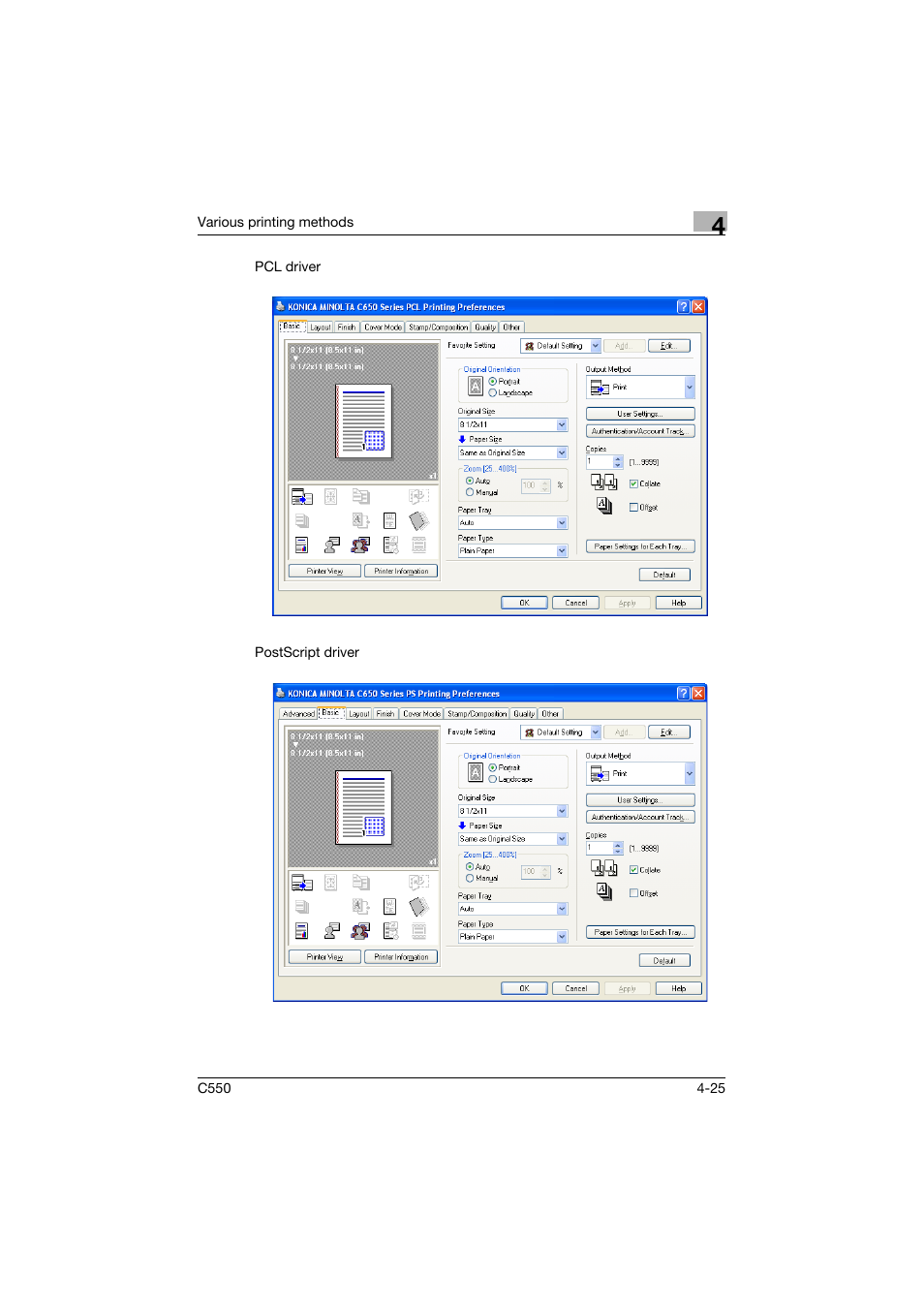 Konica Minolta bizhub C550 User Manual | Page 140 / 400