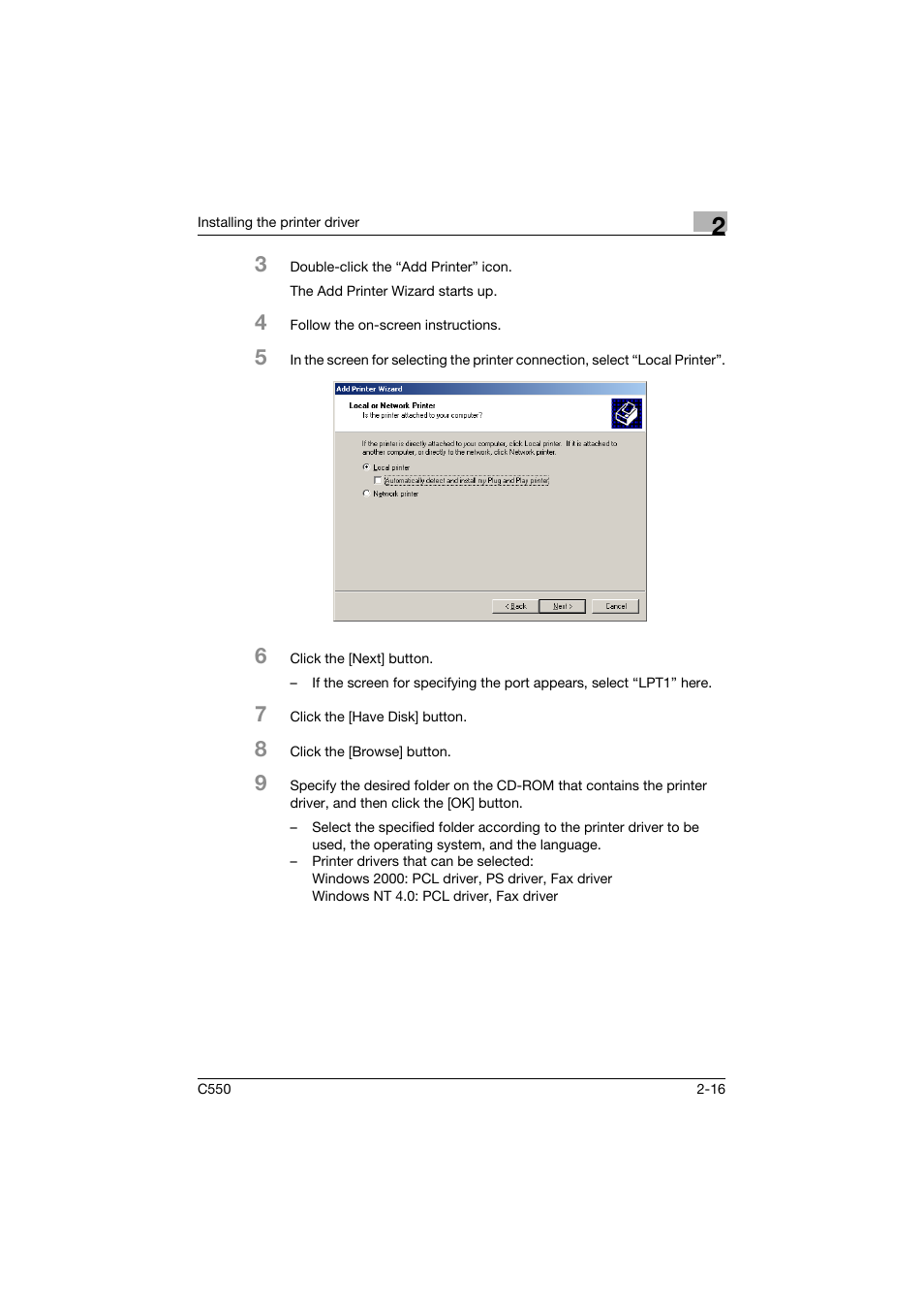Konica Minolta bizhub C550 User Manual | Page 59 / 400