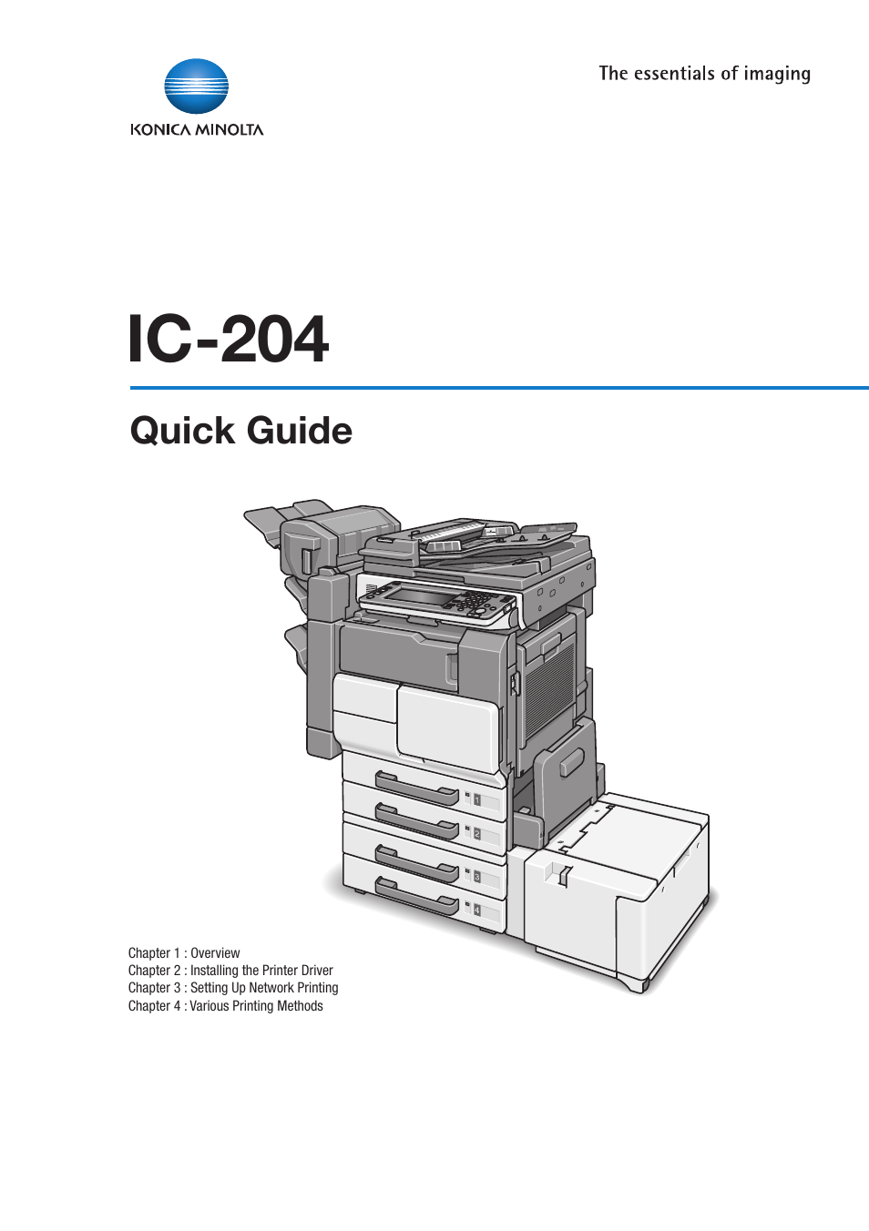 Konica Minolta IC-204 User Manual | 130 pages