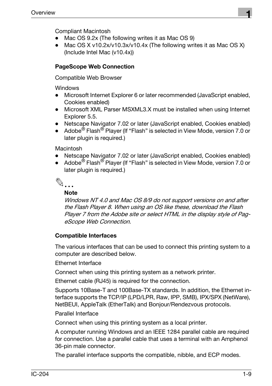 Konica Minolta IC-204 User Manual | Page 22 / 130