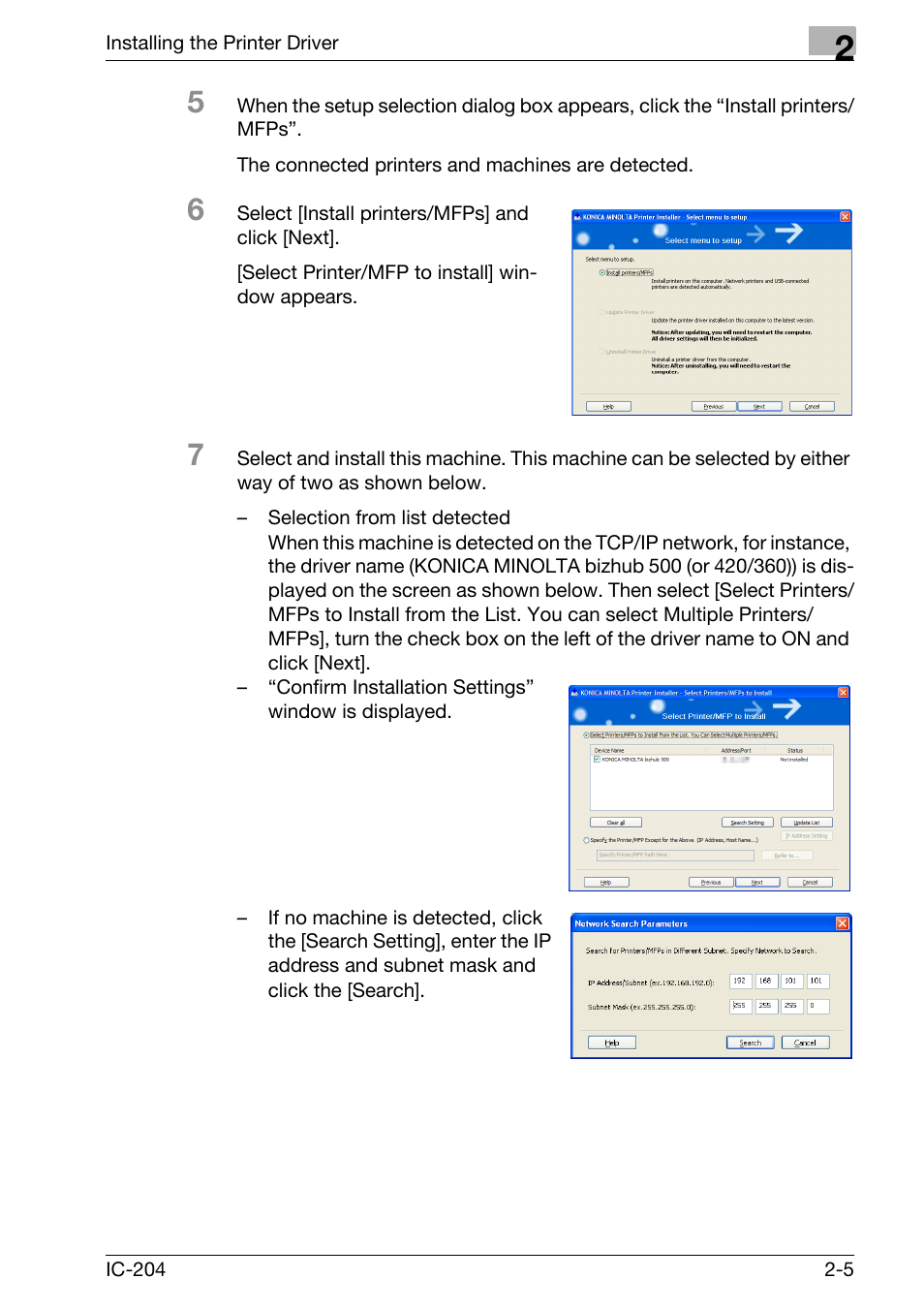 Konica Minolta IC-204 User Manual | Page 30 / 130
