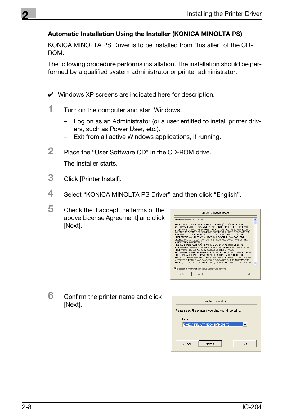 Konica Minolta IC-204 User Manual | Page 33 / 130