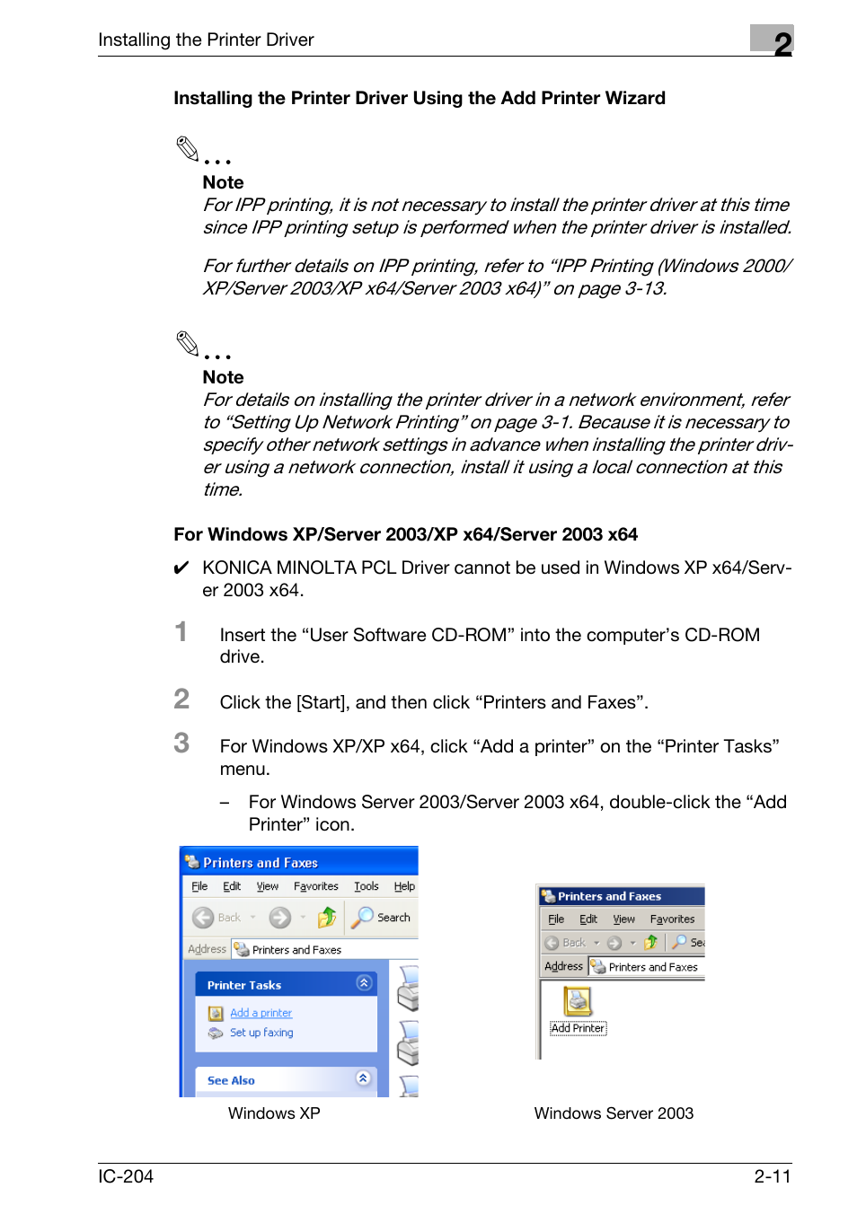 Konica Minolta IC-204 User Manual | Page 36 / 130
