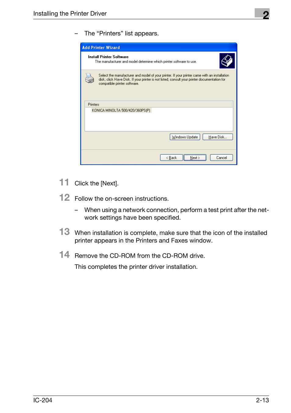 Konica Minolta IC-204 User Manual | Page 38 / 130