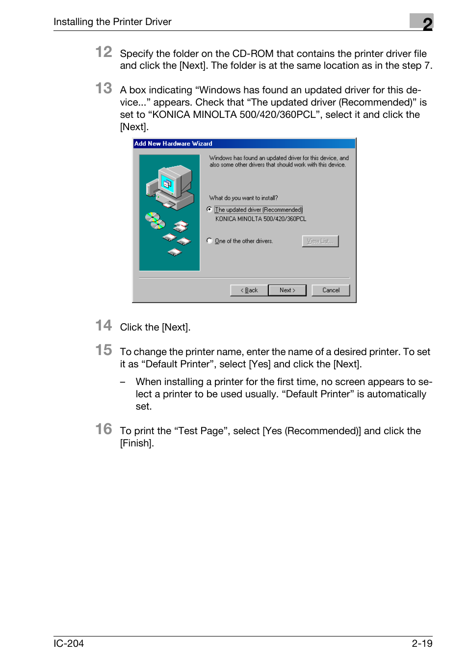 Konica Minolta IC-204 User Manual | Page 44 / 130