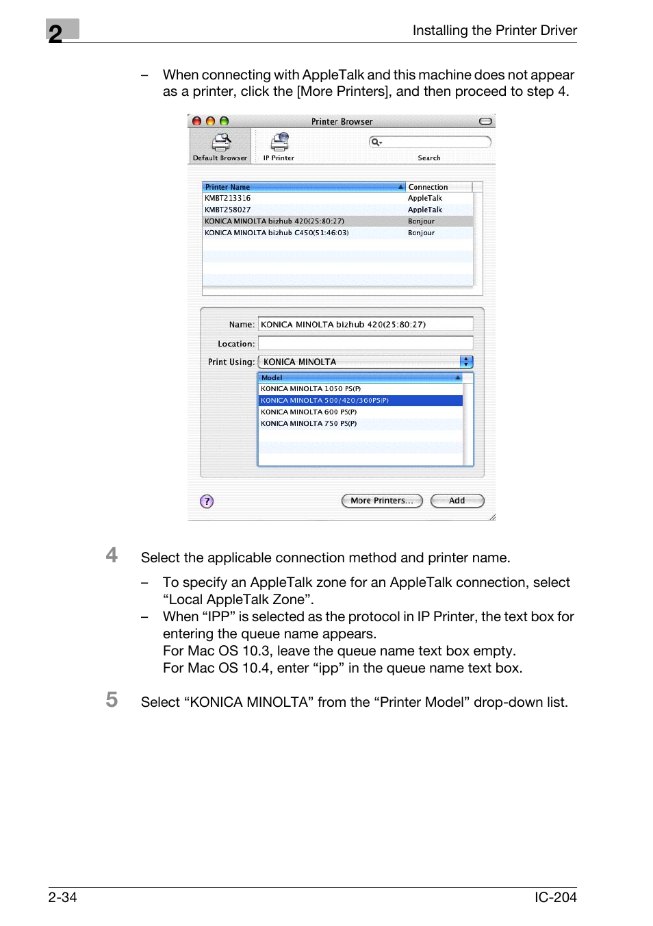 Konica Minolta IC-204 User Manual | Page 59 / 130