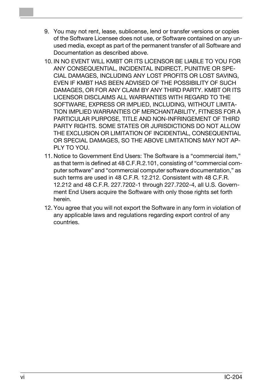 Konica Minolta IC-204 User Manual | Page 7 / 130