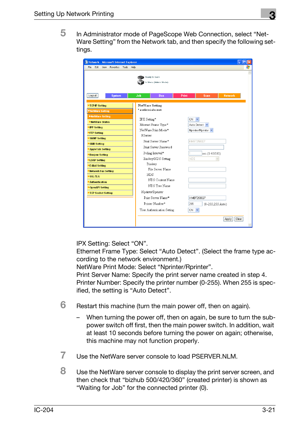 Konica Minolta IC-204 User Manual | Page 86 / 130
