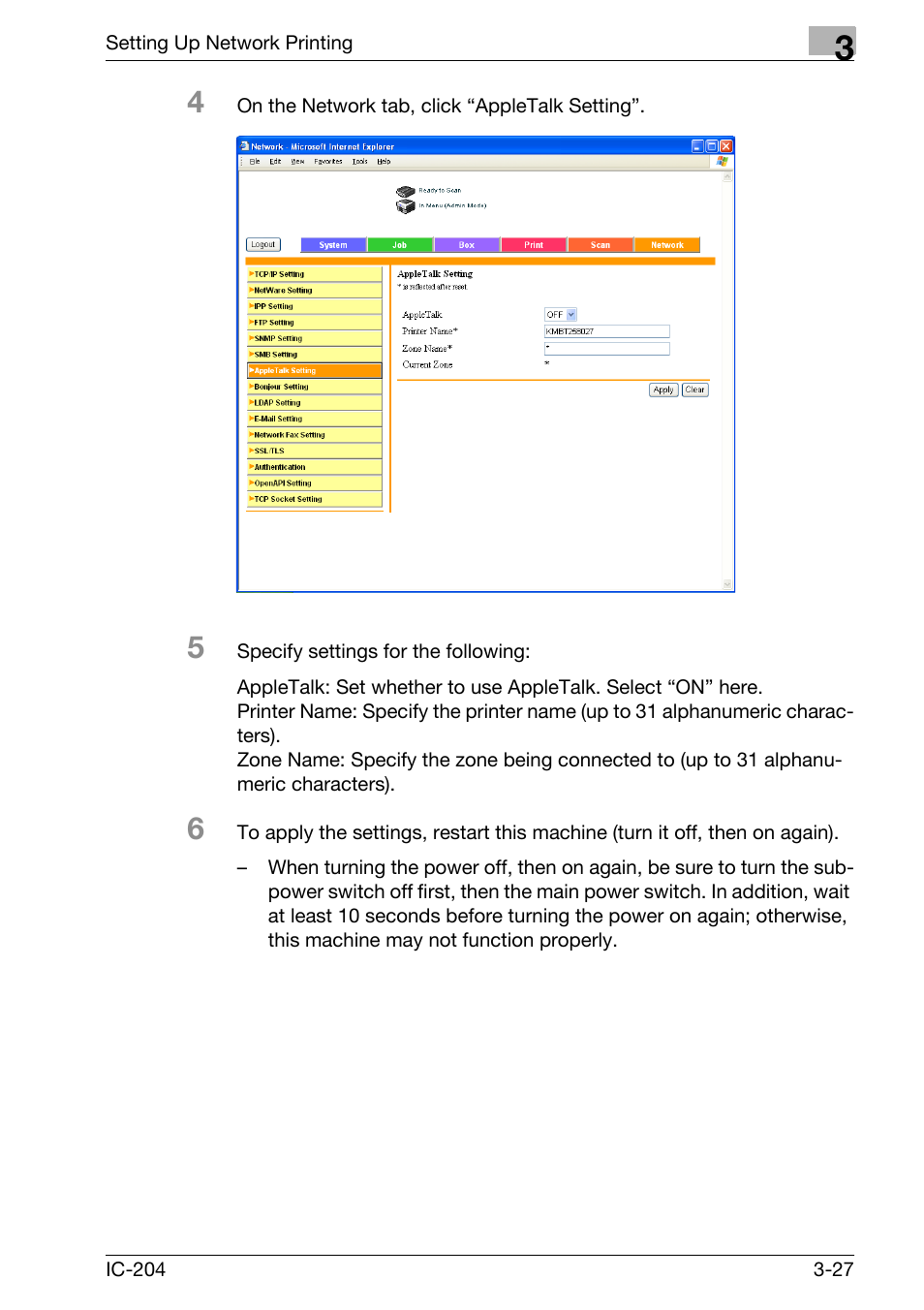 Konica Minolta IC-204 User Manual | Page 92 / 130