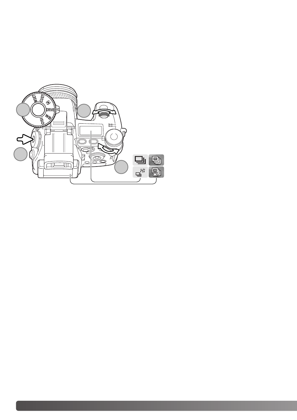 Standard and high-speed continuous advance | Konica Minolta Dimage A1 User Manual | Page 64 / 172